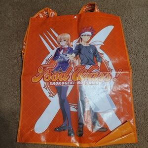 Anime Food Wars Large Tyvek Tote Backpack NWOT